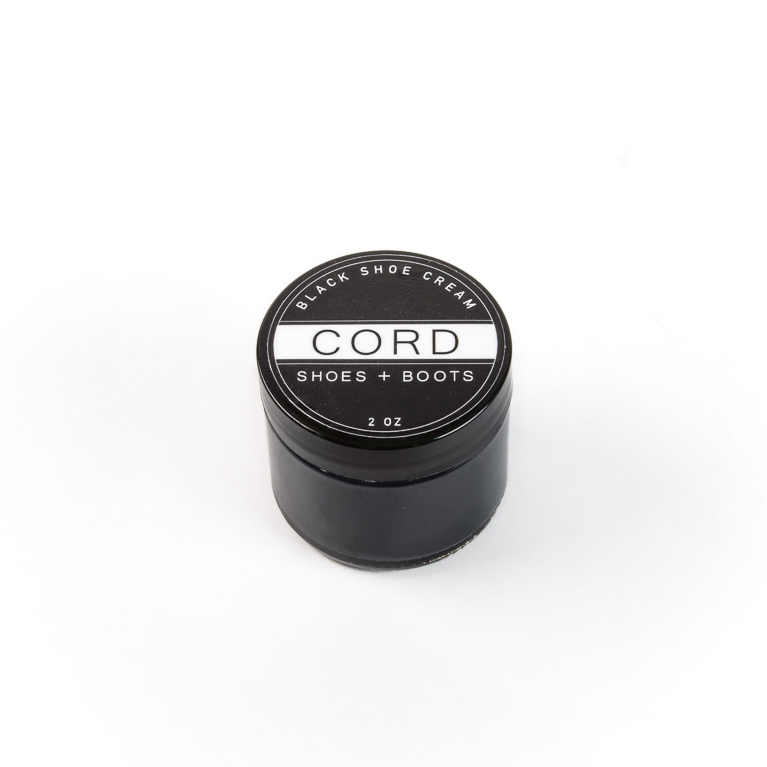 Black Shoe Cream | Cord Shoes and Boots | Made in the USA