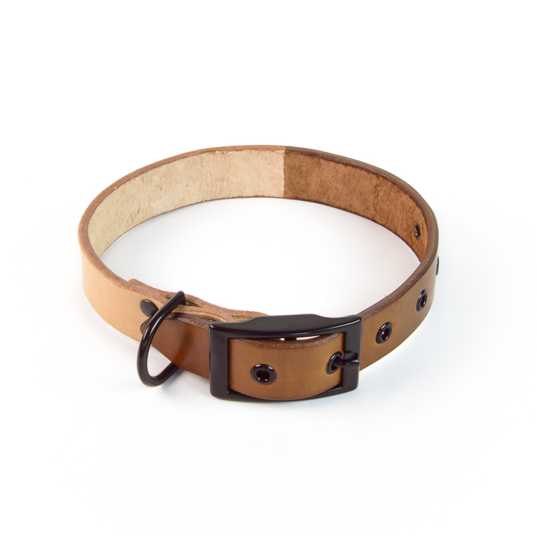 Duotone Dog Collar in Brown | Cord Shoes and Boots | Made in the USA