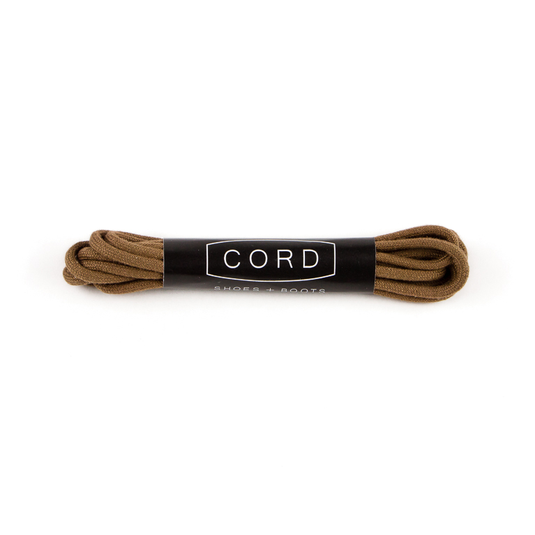 Light Brown Shoelaces | Cord Shoes and Boots | Made in the USA