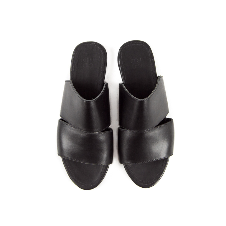 Women's Midcity Sandal in Black | Cord Shoes and Boots | Made in the USA