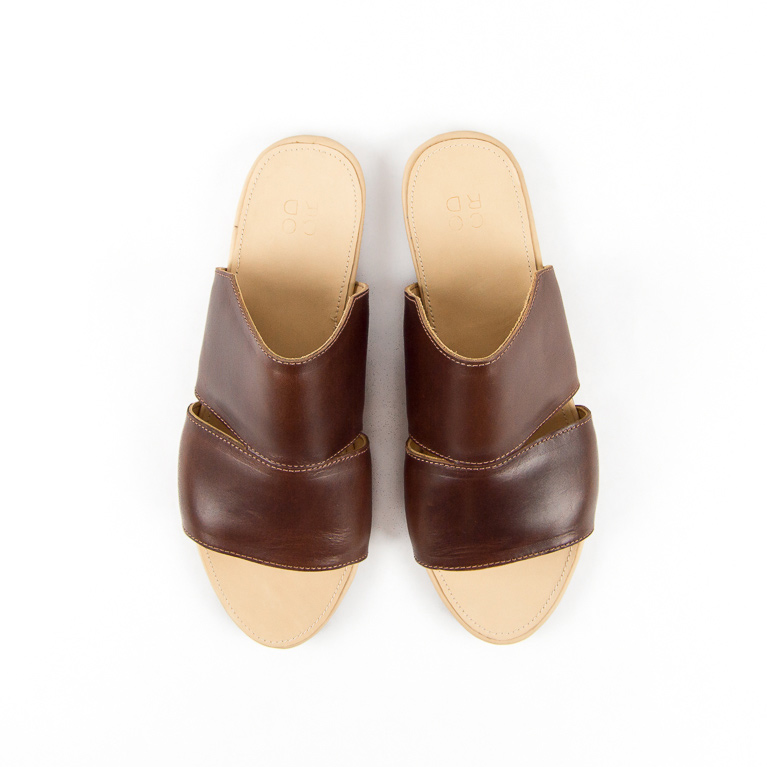 Women's Midcity Sandal in Brown | Cord Shoes and Boots | Made in the USA