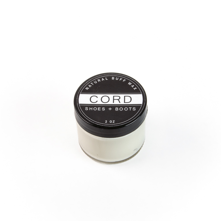 Natural Buff Wax | Cord Shoes and Boots | Made in the USA