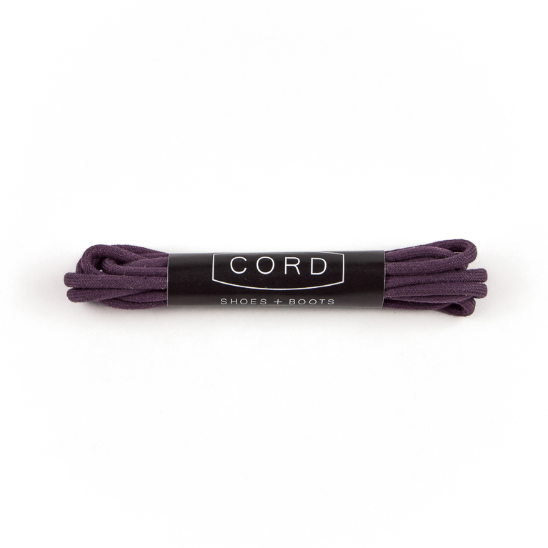 Plum Shoelaces | Cord Shoes and Boots | Made in the USA