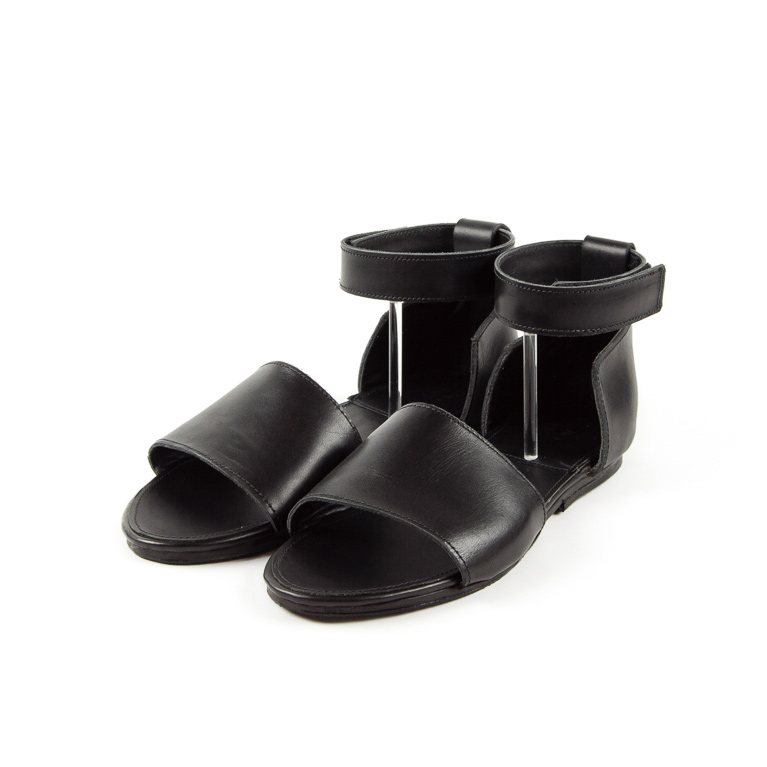 Women's Portage Sandal in Black | Cord Shoes and Boots | Made in the USA