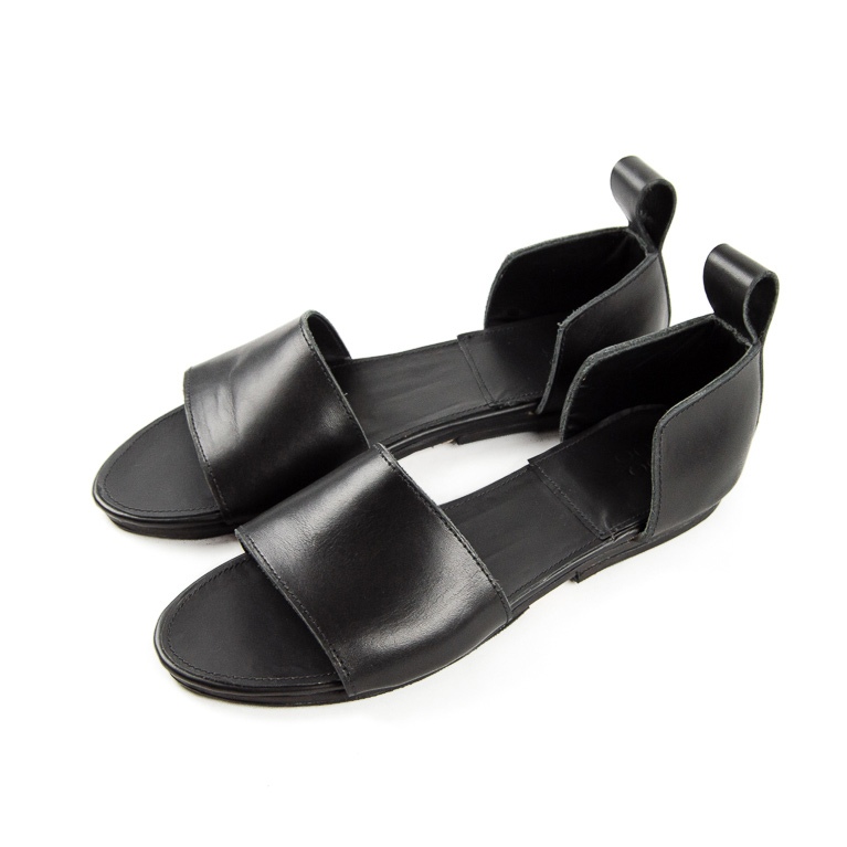 Women's Portage Sandal in Black | Cord Shoes and Boots | Made in the USA